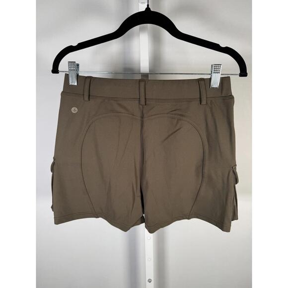 NWT Halara HaloTek Air Cargo Pocket Shorts Brown Stretch - Large - Picture 4 of 7